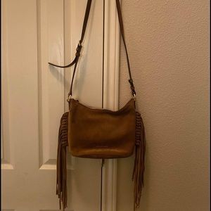 Michael Kors Brown Suede Purse